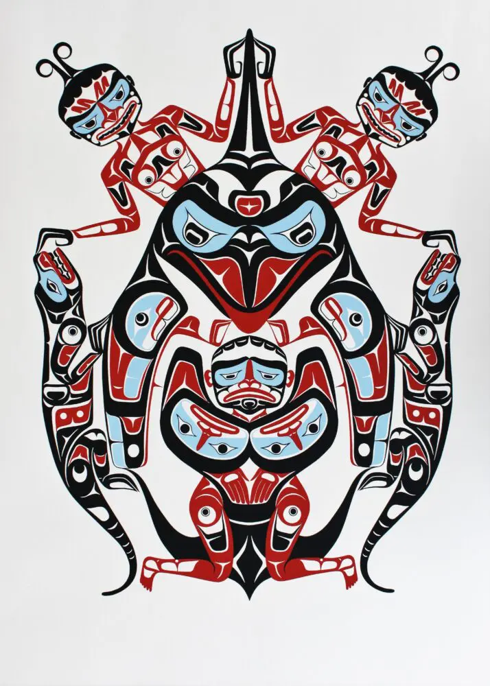 Whale With Sea Otters