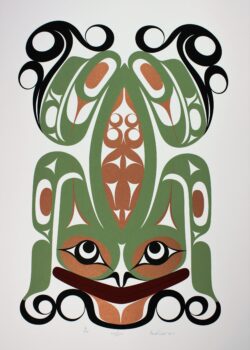 First Nations art print titled Wakes by Francis Dick