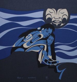 Native art print titled Wondering by Francis Dick