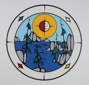 First Nations art print titled Spirit Drum by Patrick Logan
