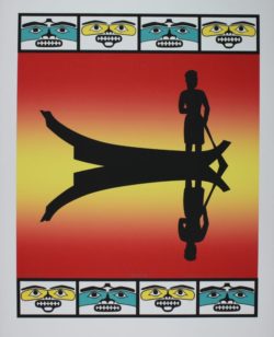 Limited edition Native art print titled Babakwa by William Wasden Jr.