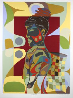 Northwest coast art print titled Dzunukwa by Rande Cook