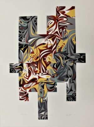 Limited edition Native art print titled Salish Path by Susan Point