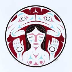 Native American print honoring women, whorls and wisdom