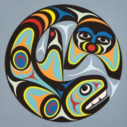 Northwest coast limited edition print titled Protector by Maynard Johnny Jr.