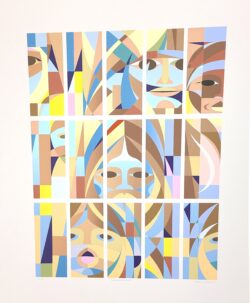 Limited edition print by Susan Point titled Native Sisterhood