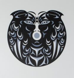 Indigenous art print titled Power Of The Thunderbird by Susan Point