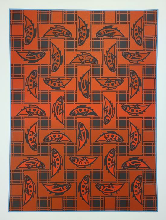 Salmon Blanket Design (Printer’s Proof)