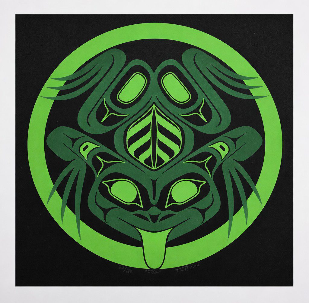 Frog - Trevor Husband - Cedar Hill Long House Native Art Prints